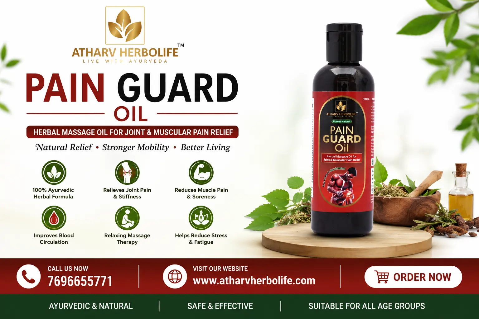 Pain Gaurd Oil Atharvherbolife